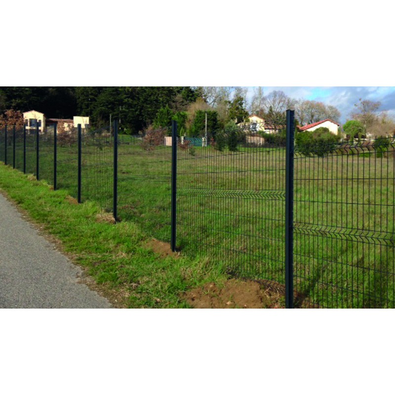 Clôture en panneaux de treillis soudés pour jardins en Drôme et Ardèche -  Multiclotures